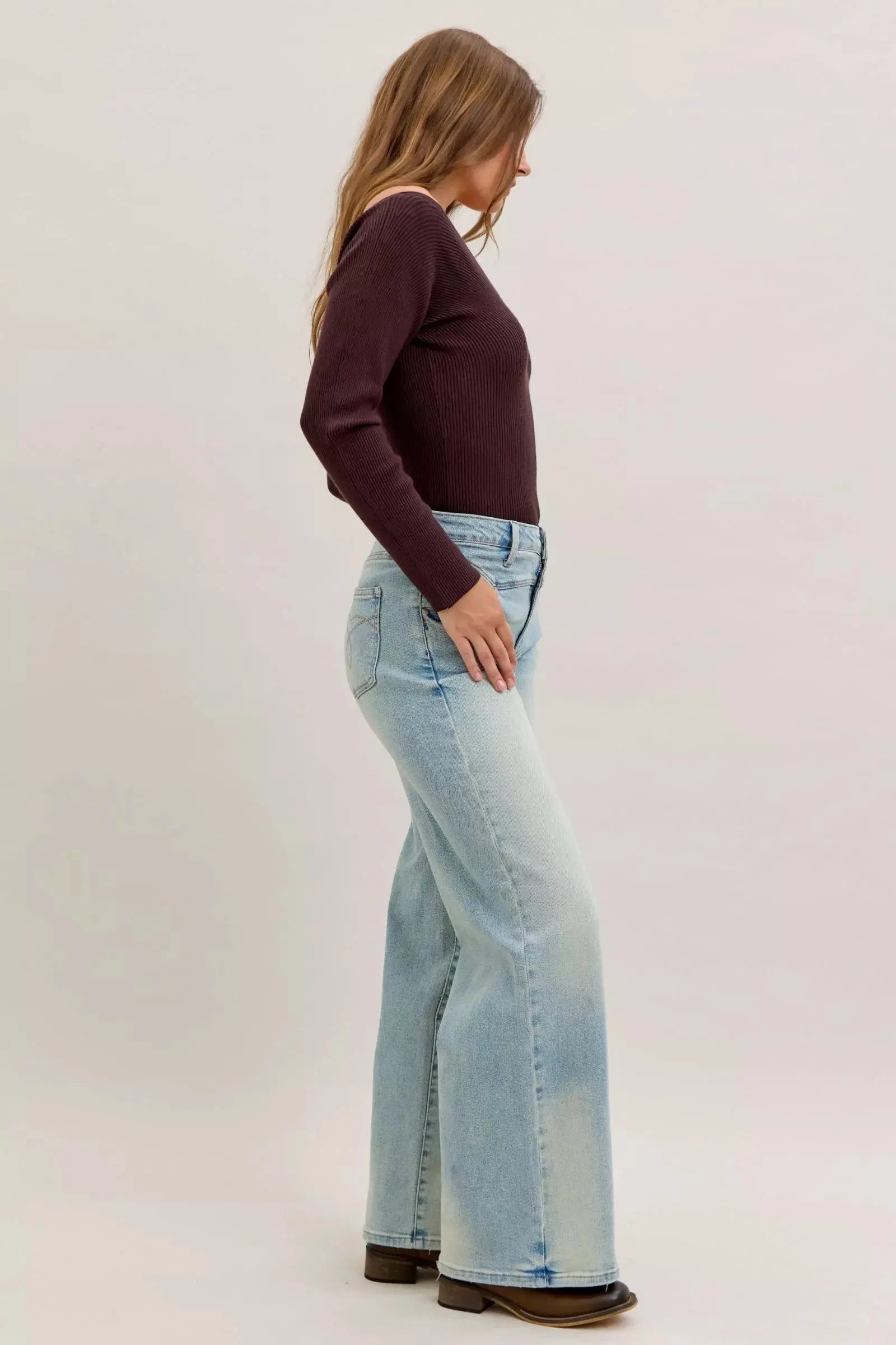 Judy Blue Jeans - High Waist Column Straight Jeans