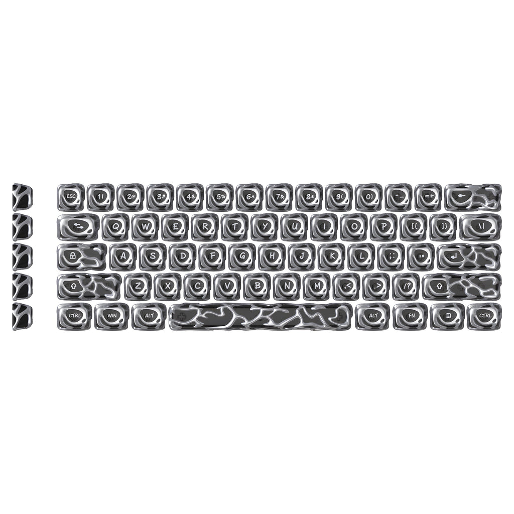 XVX Venom Themed Liquid Metallic ABS+PC Keycap Set