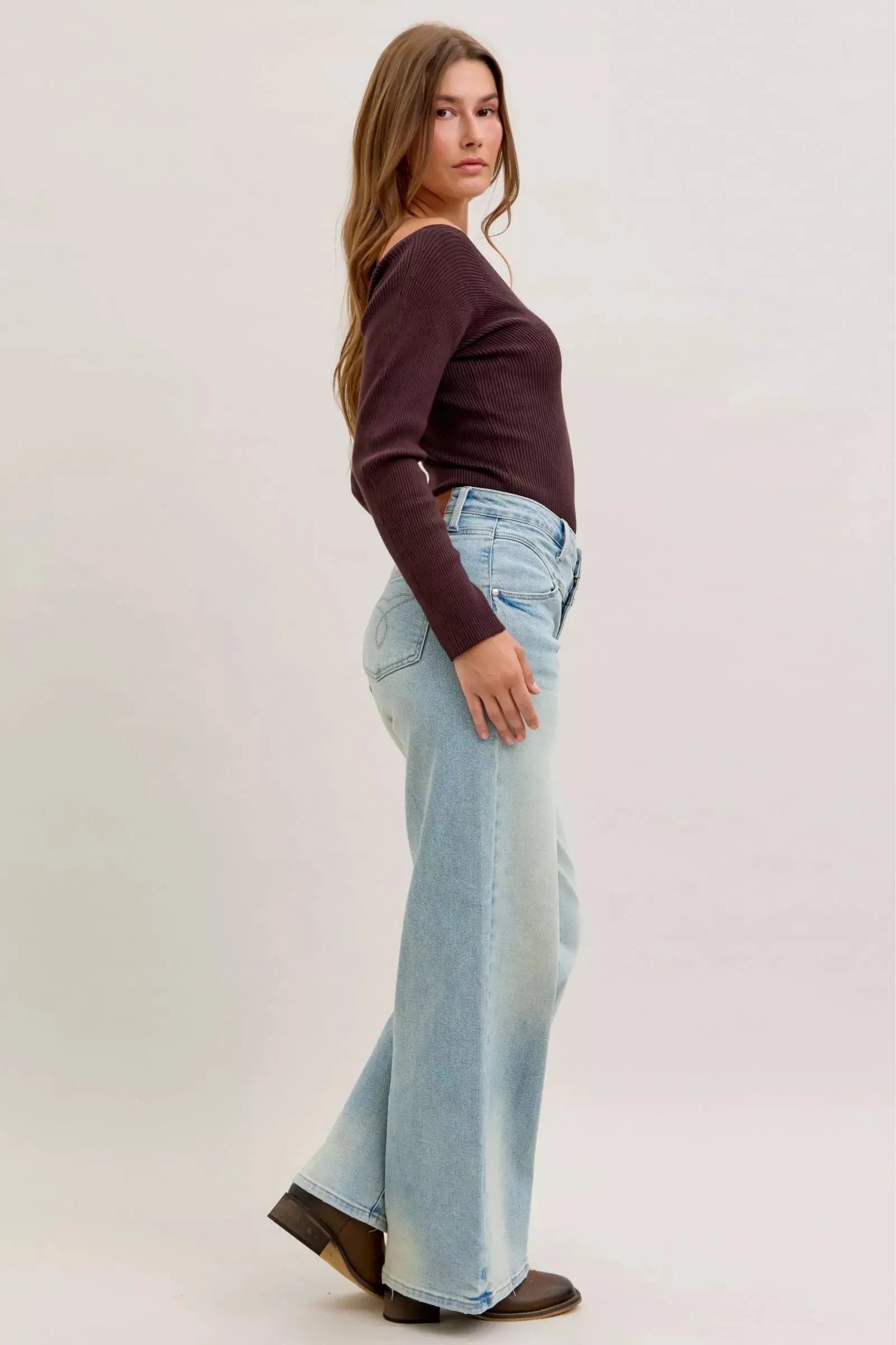 Judy Blue Jeans - High Waist Column Straight Jeans