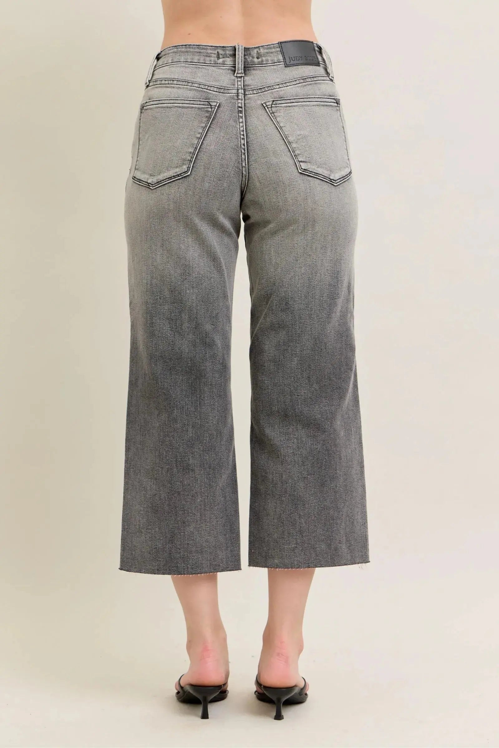 Judy Blue Jeans - Full Size Wide Leg Capris Jeans