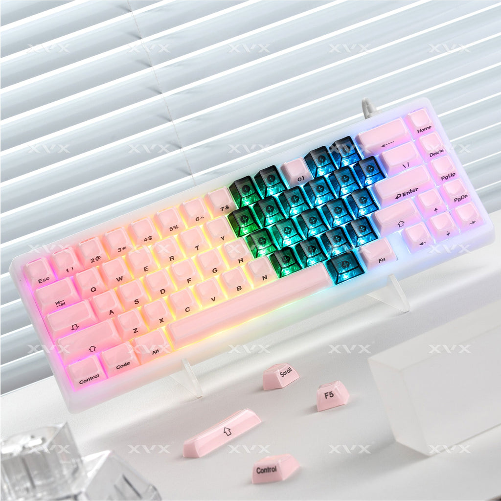 XVX Fizz 21-Key Heart Layout Cherry Profile Keycap Set