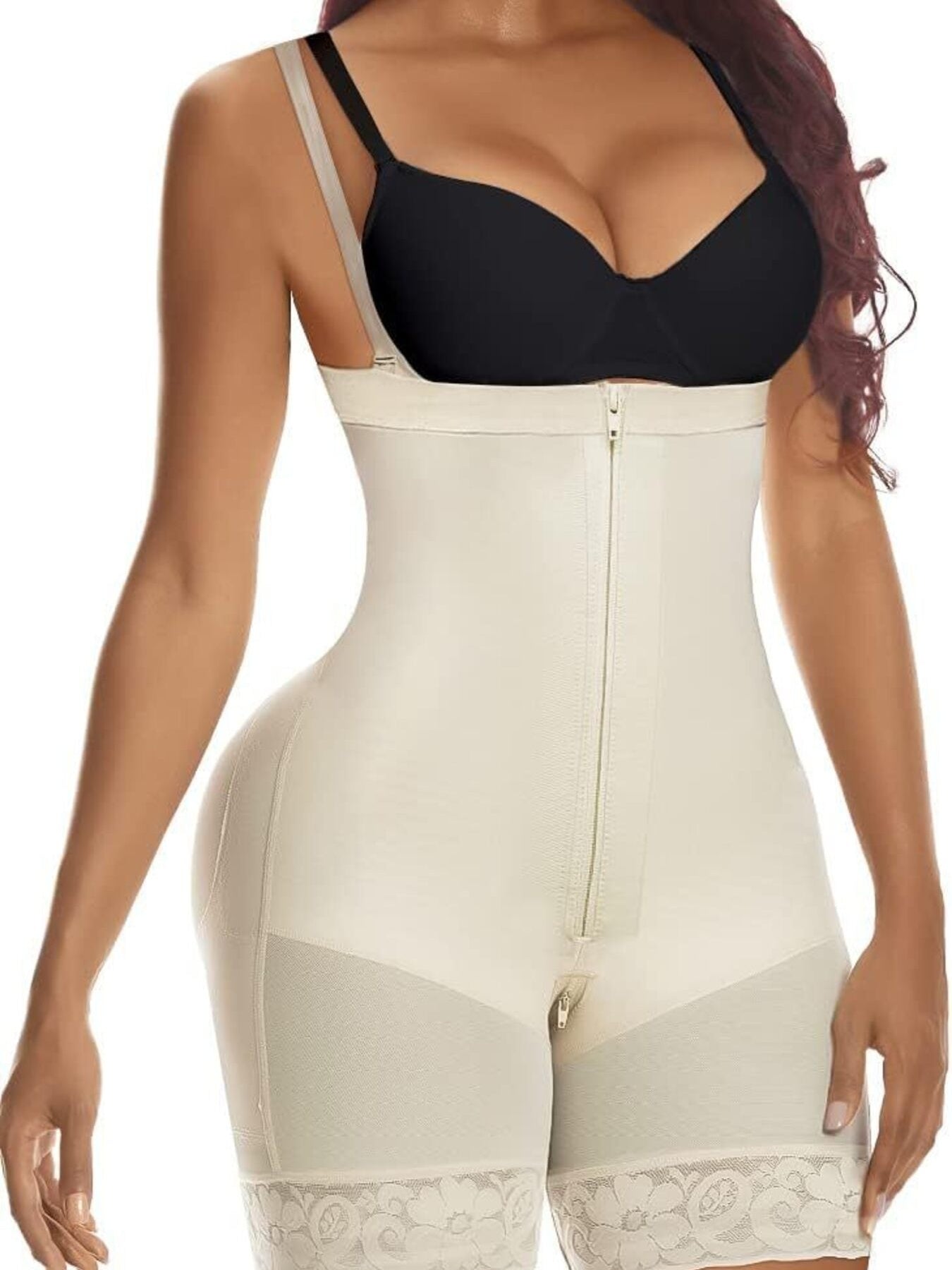 Full Size Full Body Zipper Shaping Bodysuit