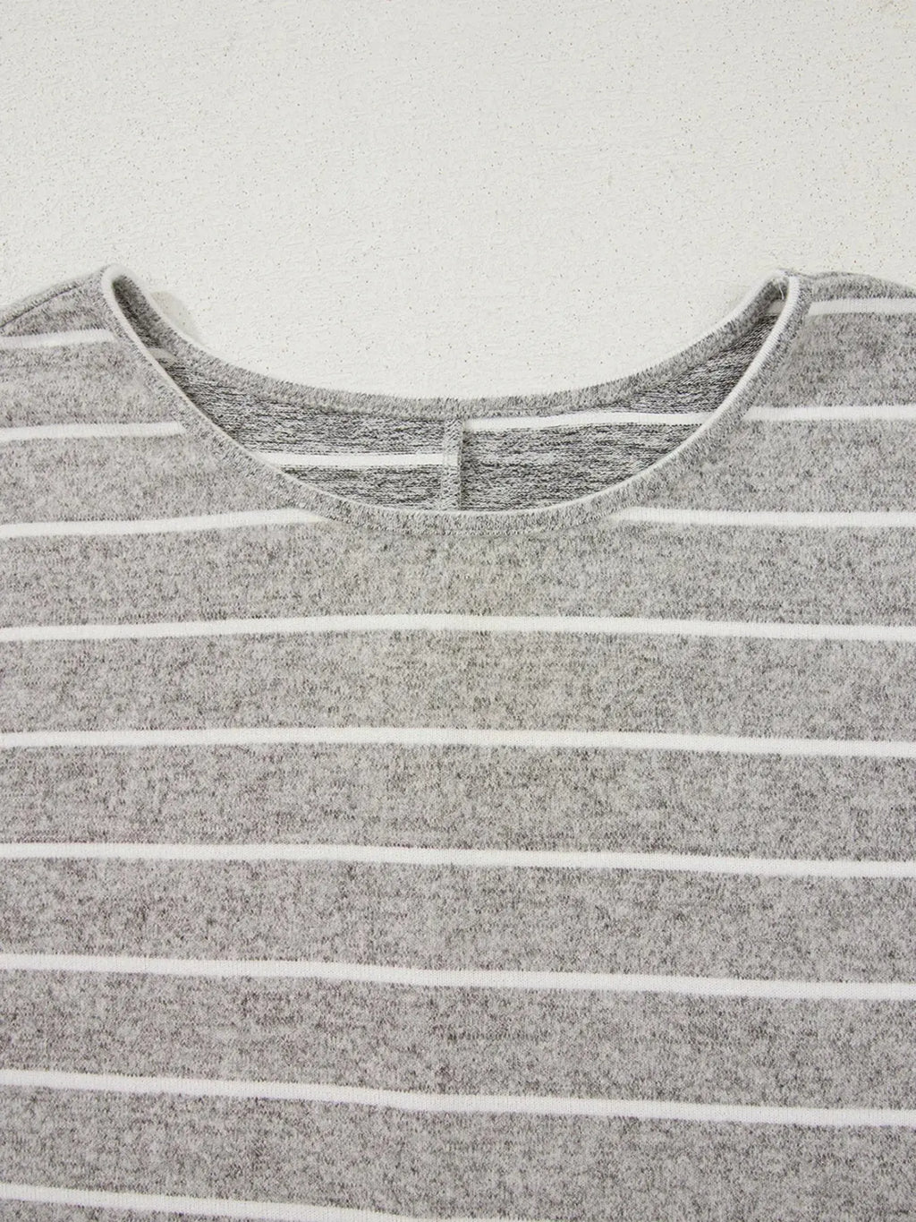 Striped Dolman Sleeve Drop Shoulder Top