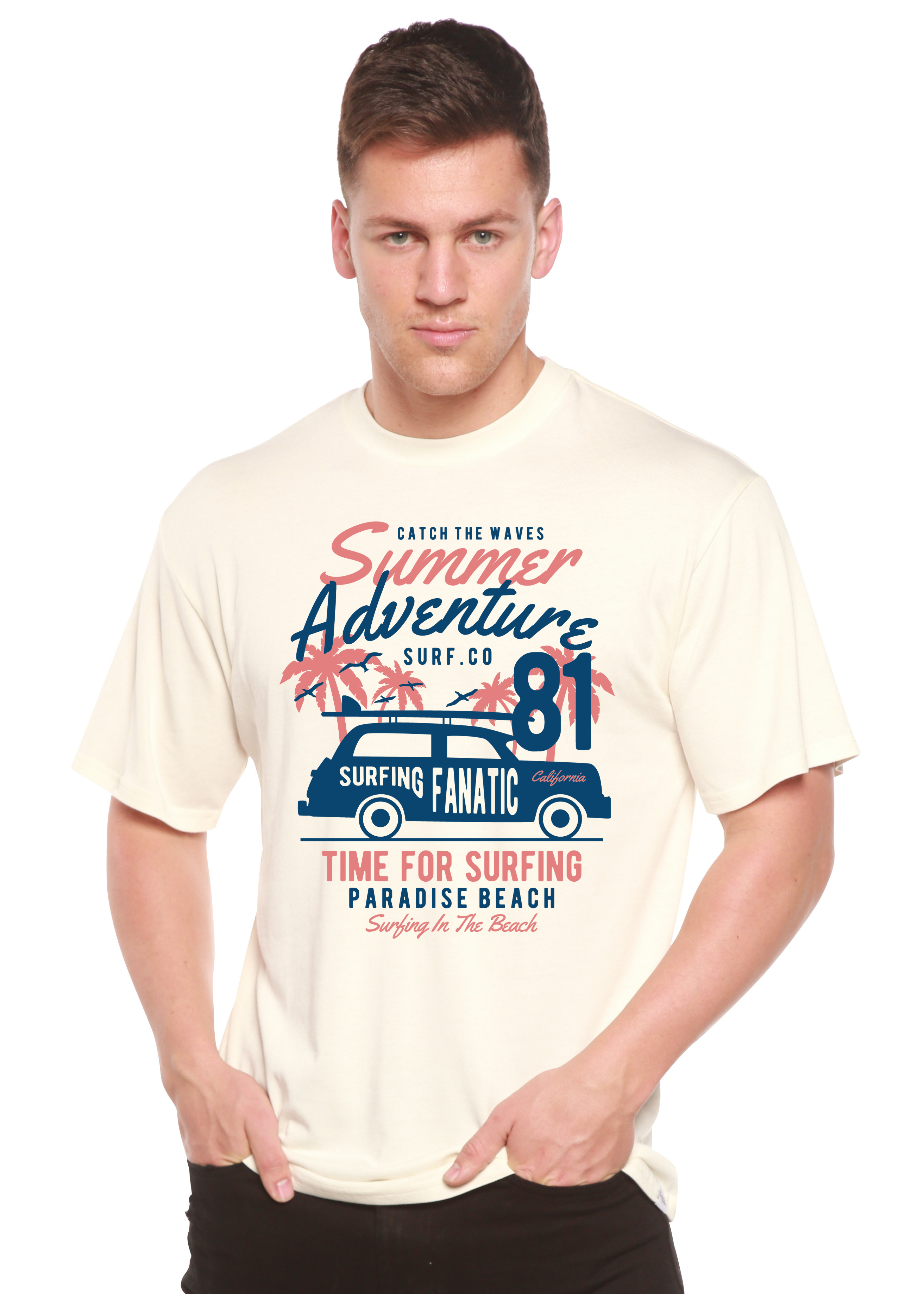Sammer Adventure Spun Bamboo® Men's Bamboo Viscose/Organic Cotton Short Sleeve Graphic T-Shirt