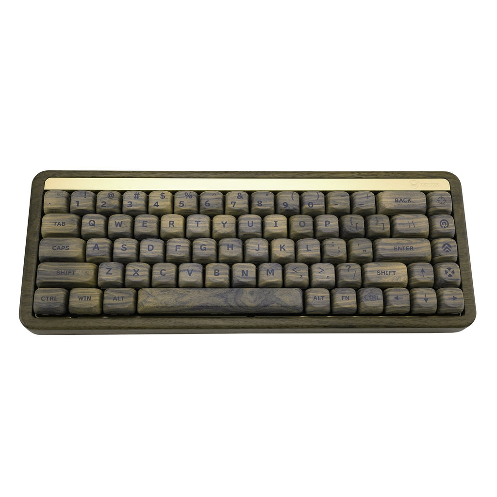 XVX Walnut Texture MOA  Profile Dye-Sublimation PBT 130-Key Keycap Set