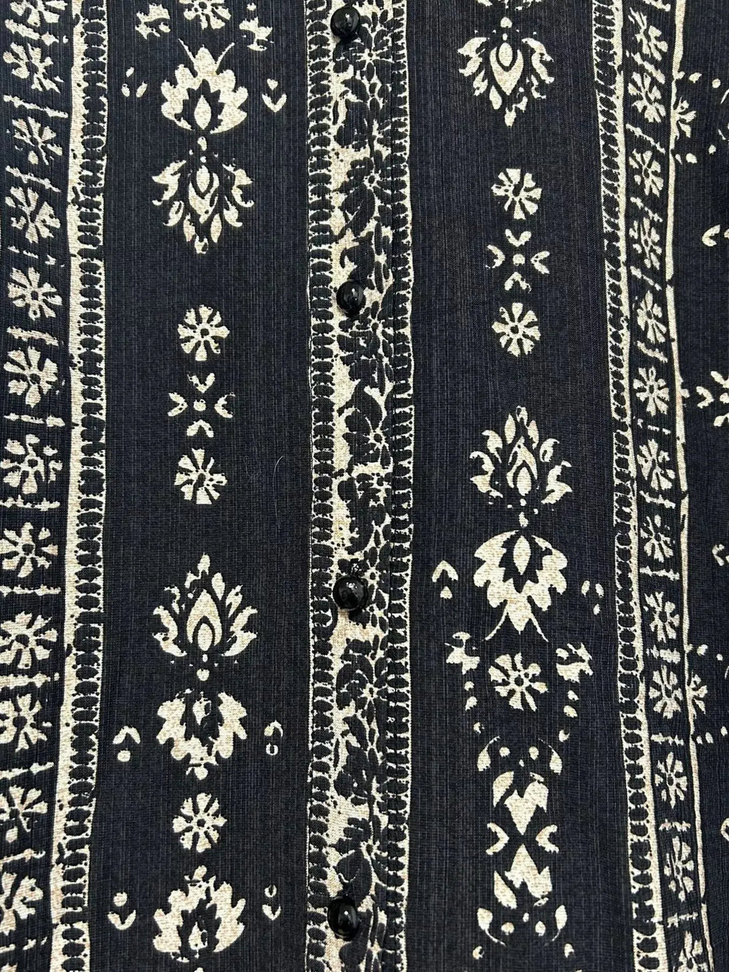 Printed Long Sleeve Boho Blouse
