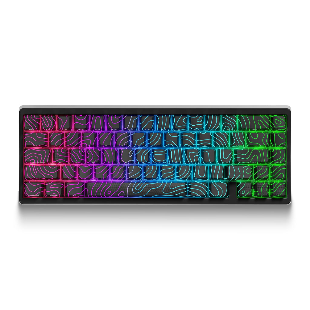 XVX M67 JadeStone Interstellar Black VIA Tri-Mode Mechanical Keyboard with IMD-Tech Keycaps