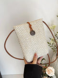 Woven Texture Womens Crossbody Bag