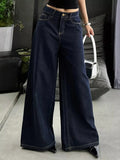 Wide Leg Denim Jeans