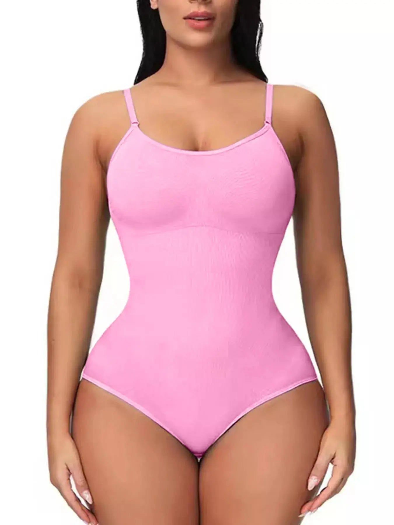 Full Size Shaping Scoop Neck Seamless Bodysuit