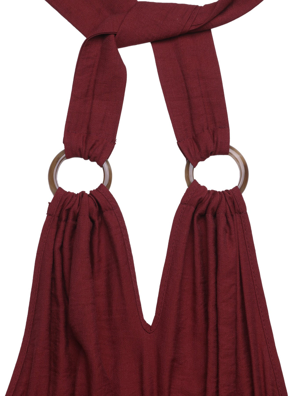V Neck Sleeveless Wide Leg Jumpsuit