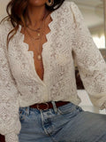 Lace Long Sleeve Top