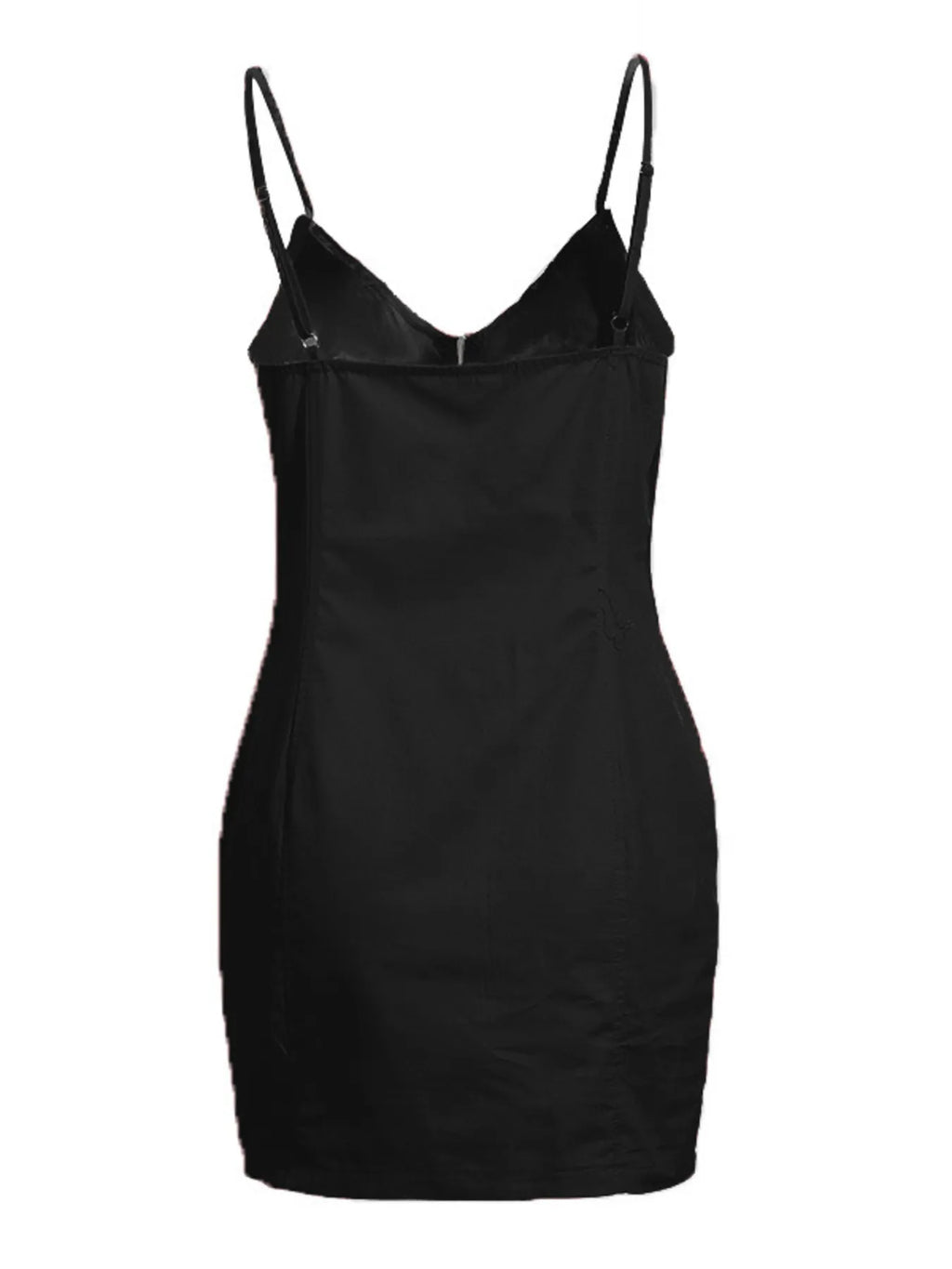 Zip-Front Bodycon Mini Dress – Plus Size