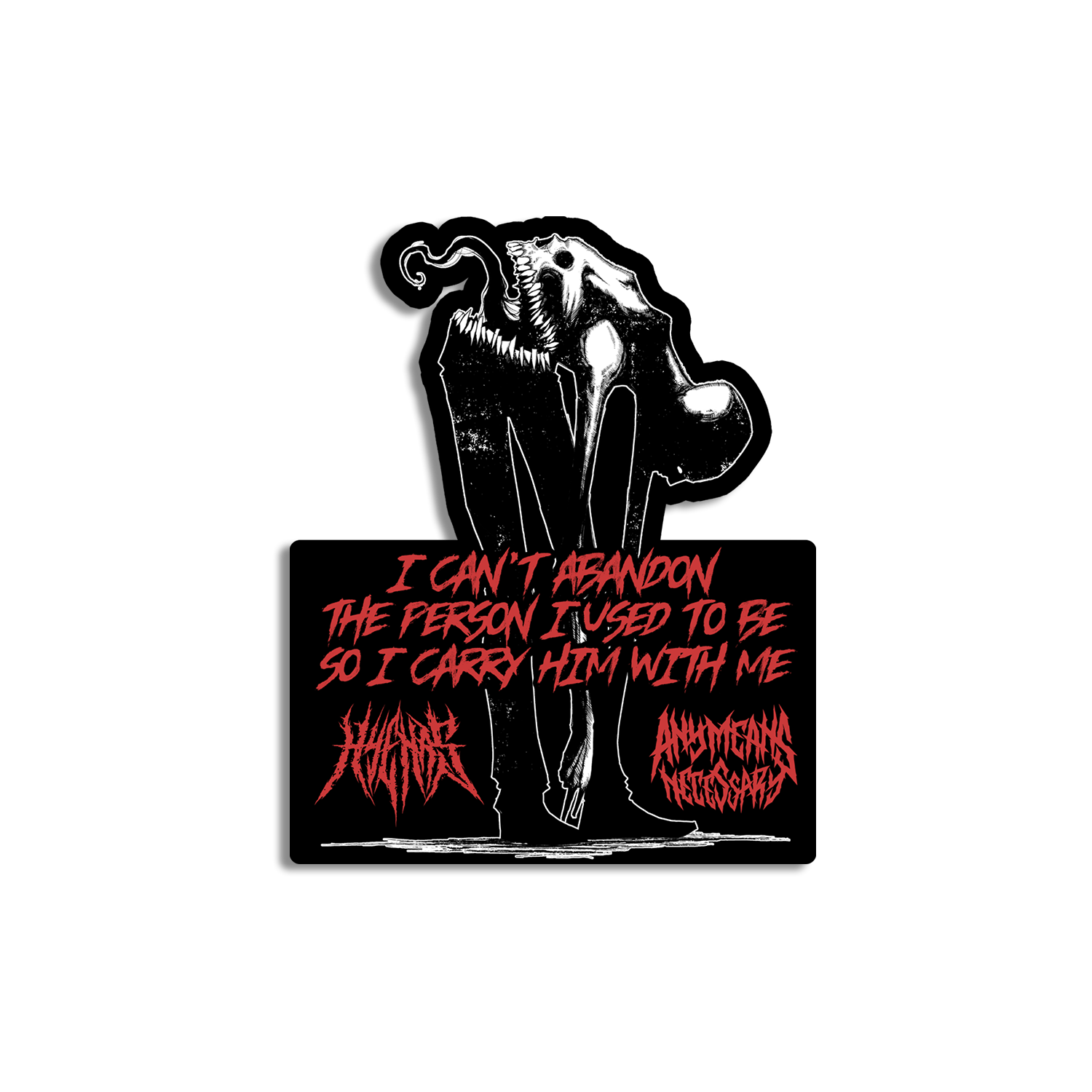 Abandon Sticker
