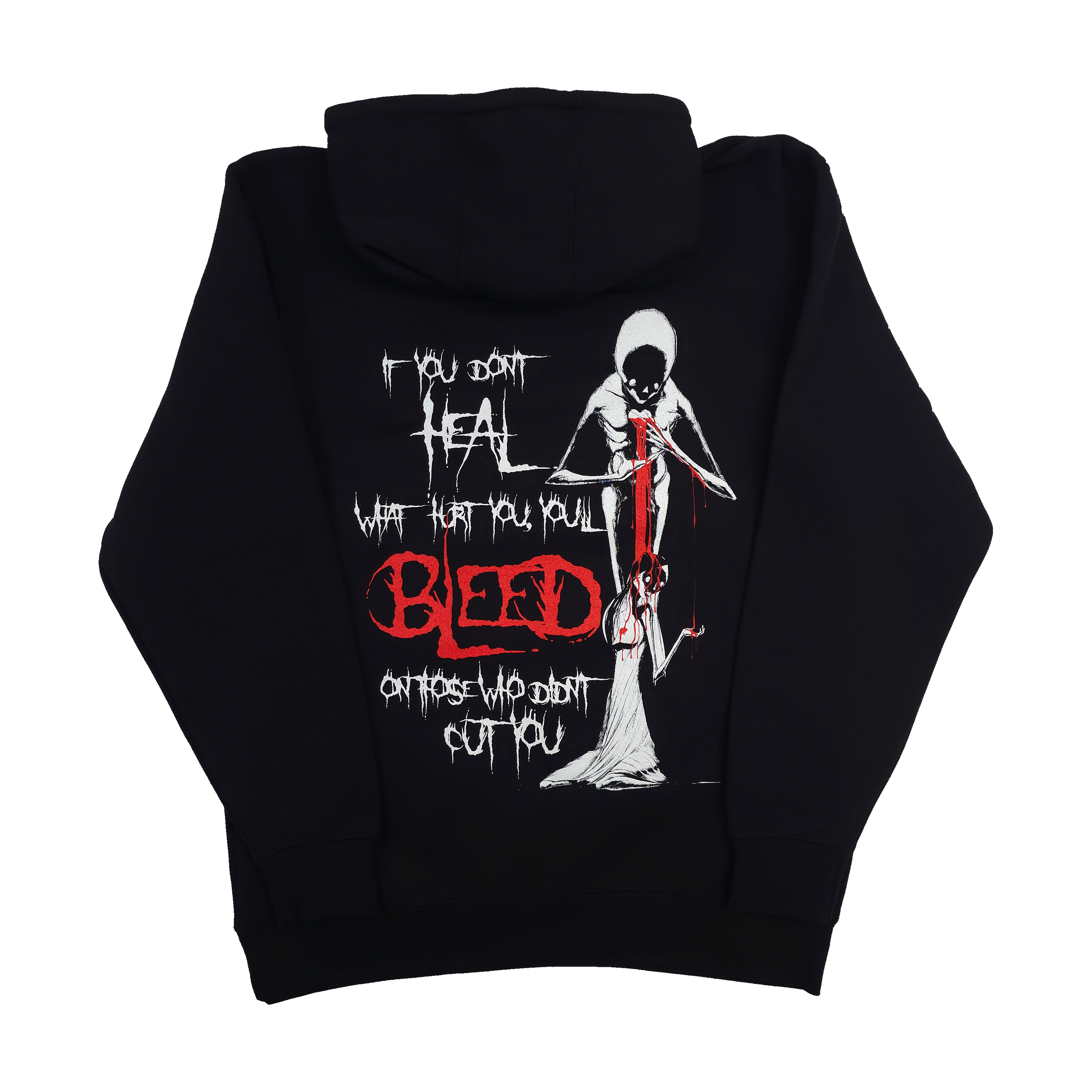 Don't Heal Pullover Hoodie Black