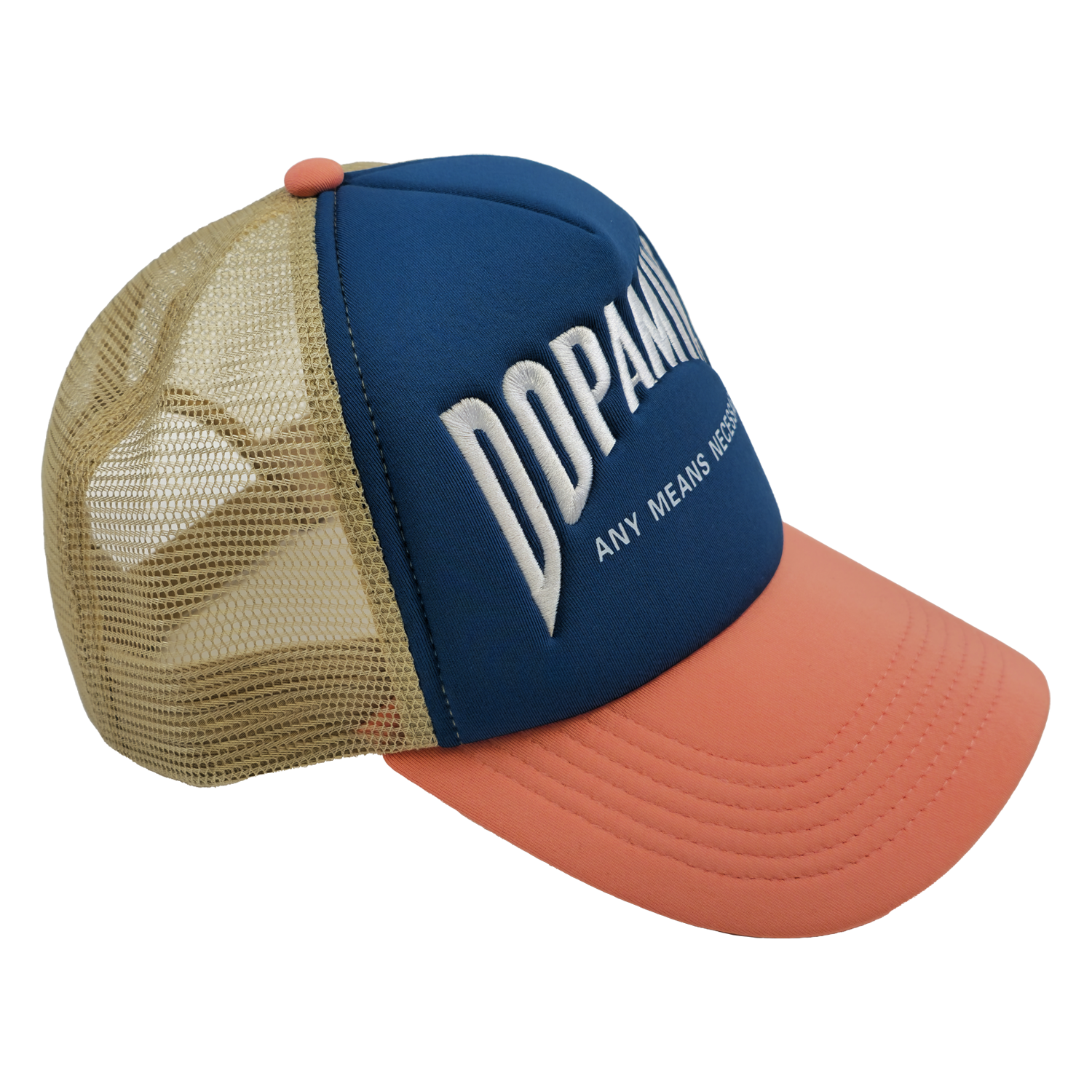 Dopamine Trucker Hat Salmon