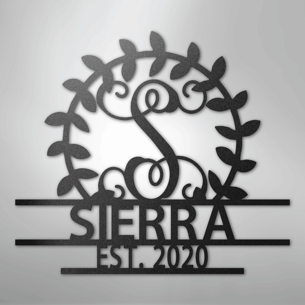 Personalized Crest - Steel Sign