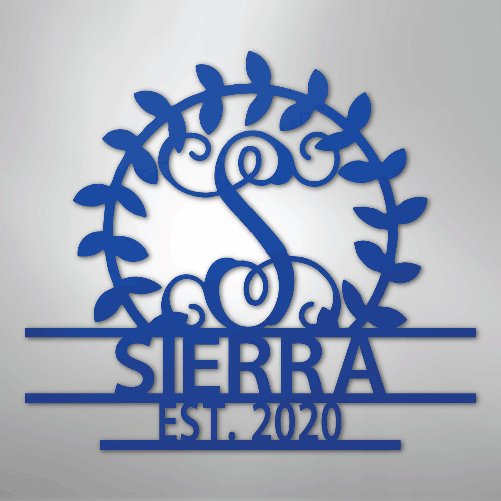Personalized Crest - Steel Sign