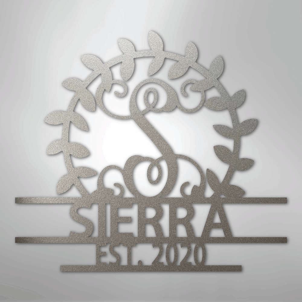 Personalized Crest - Steel Sign