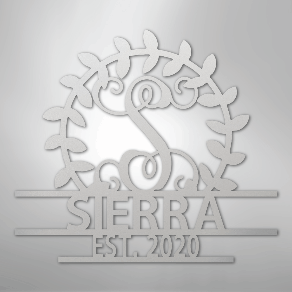 Personalized Crest - Steel Sign