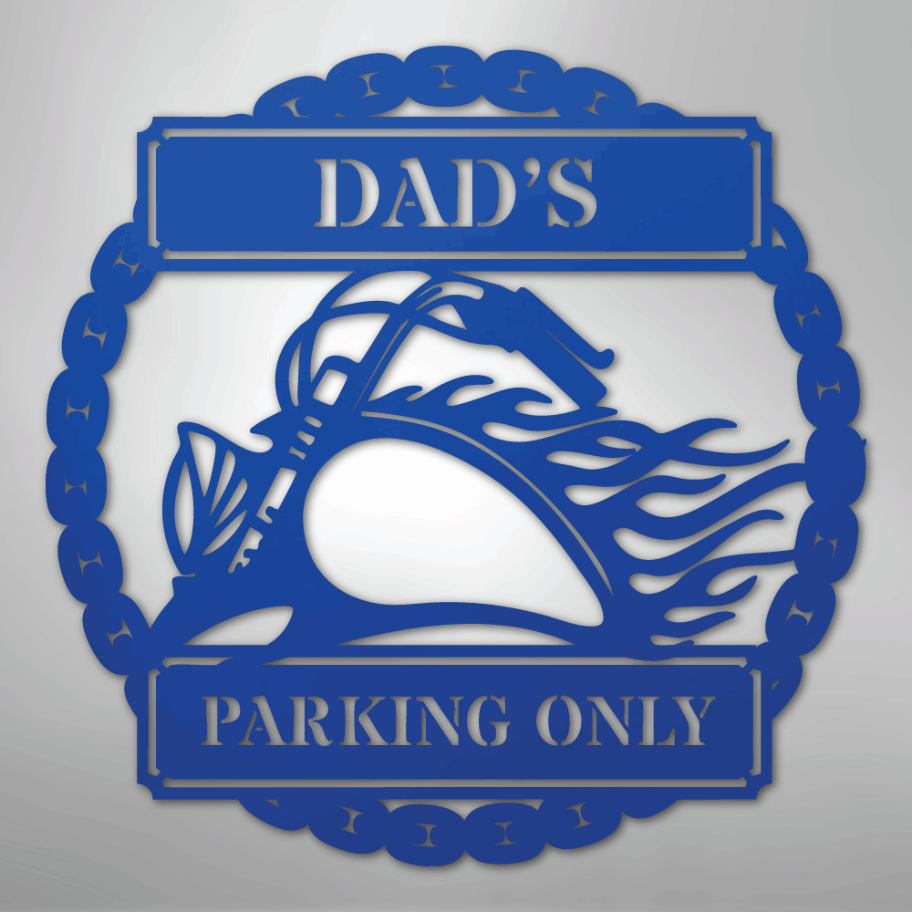 Hog Parking Plaque - Steel Sign