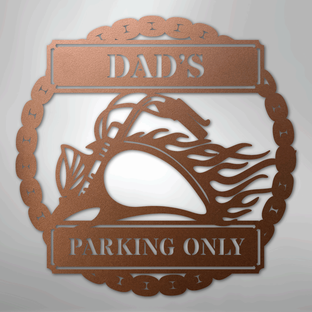 Hog Parking Plaque - Steel Sign
