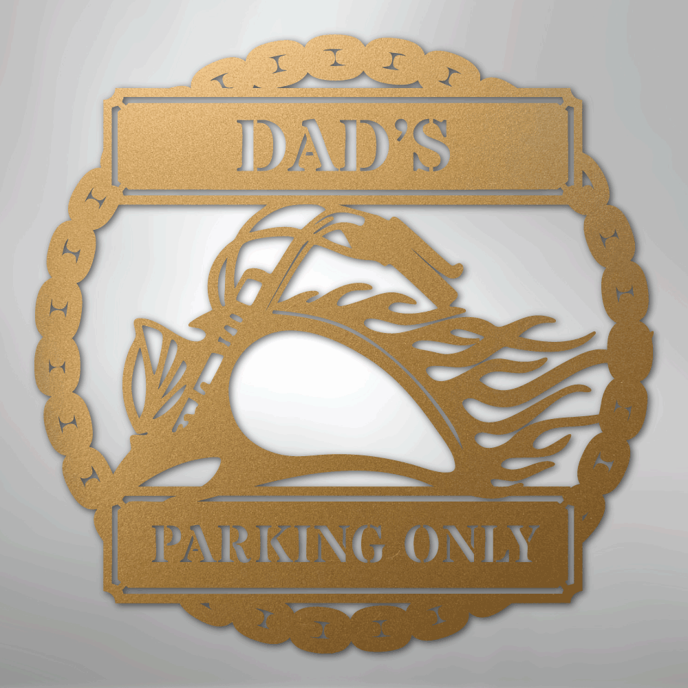 Hog Parking Plaque - Steel Sign