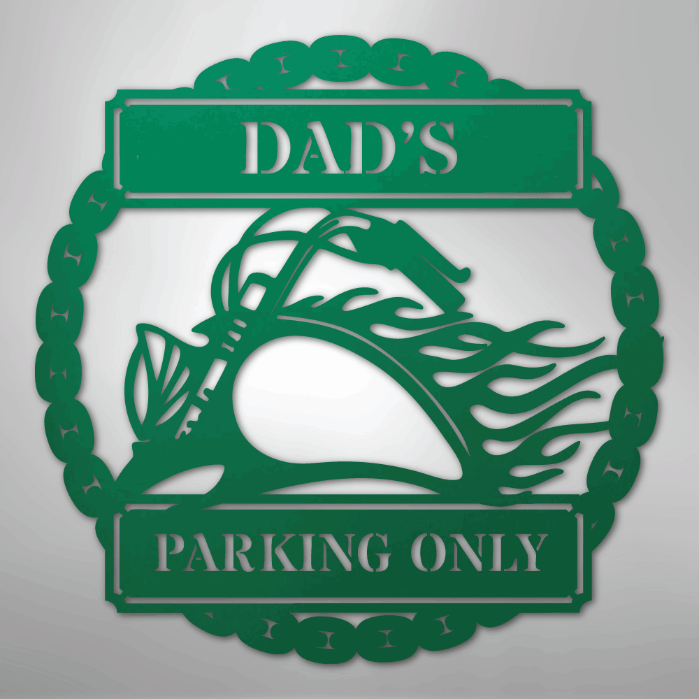 Hog Parking Plaque - Steel Sign