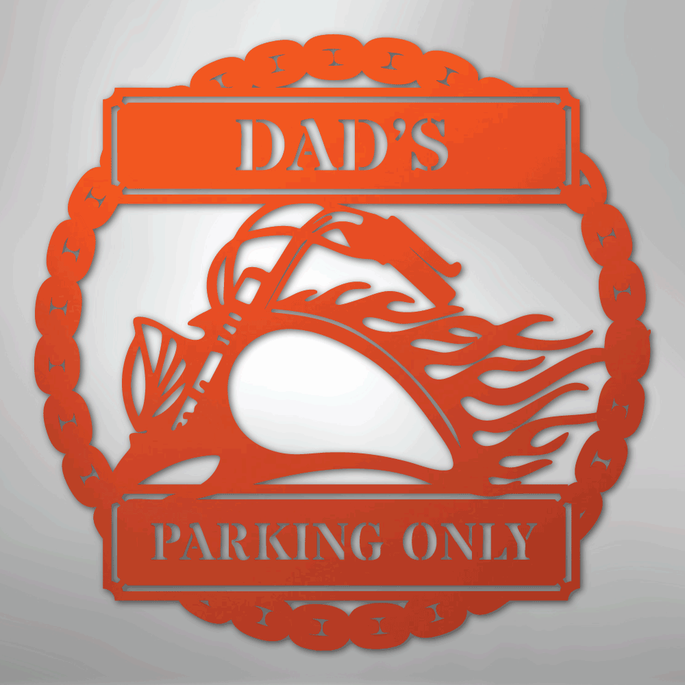 Hog Parking Plaque - Steel Sign