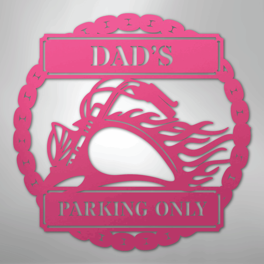 Hog Parking Plaque - Steel Sign