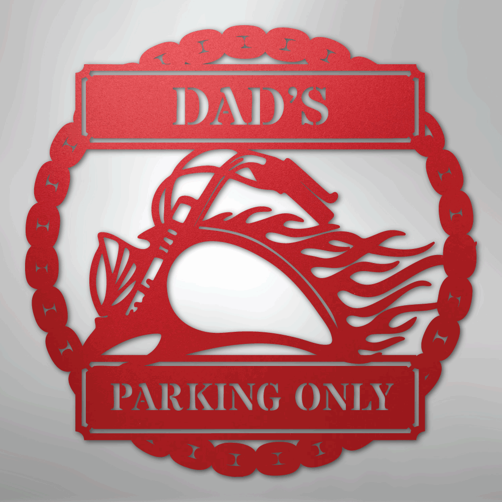 Hog Parking Plaque - Steel Sign