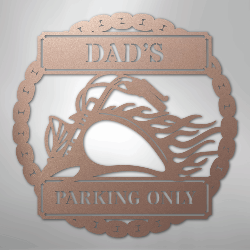 Hog Parking Plaque - Steel Sign