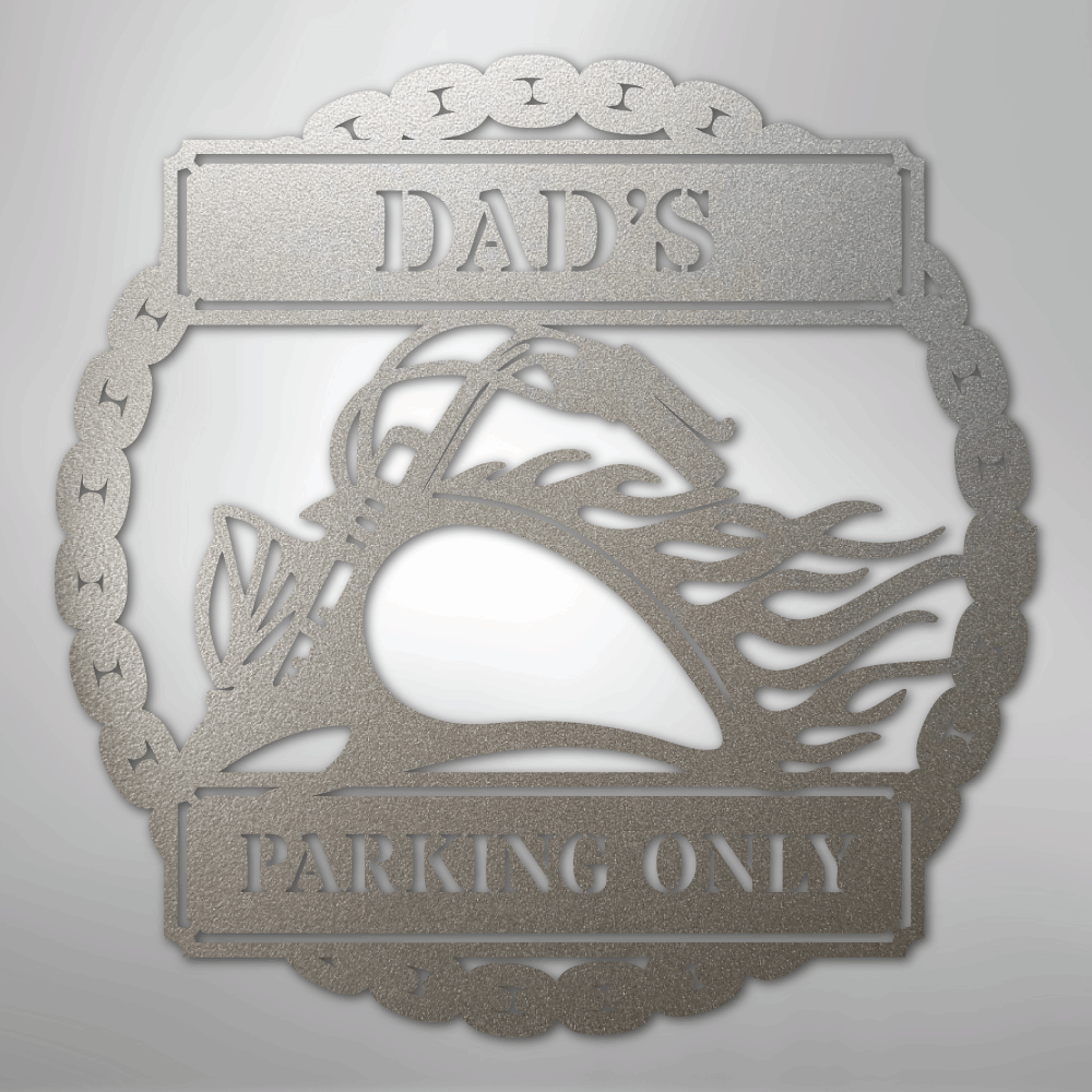 Hog Parking Plaque - Steel Sign