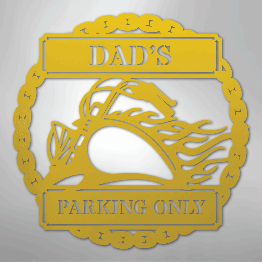 Hog Parking Plaque - Steel Sign