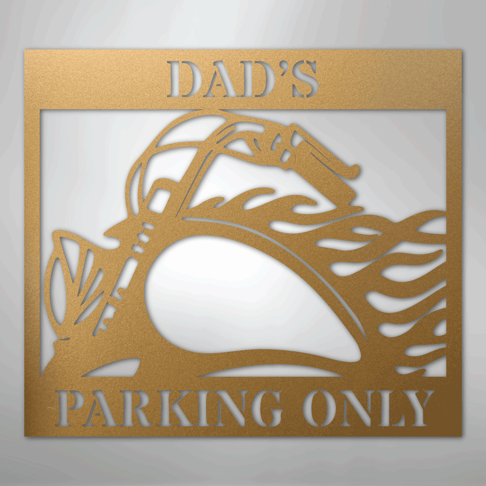 Hog Parking - Steel Sign