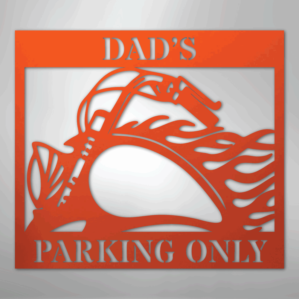Hog Parking - Steel Sign