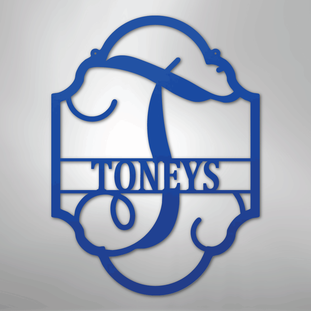 Family Name Plaque - Steel Sign