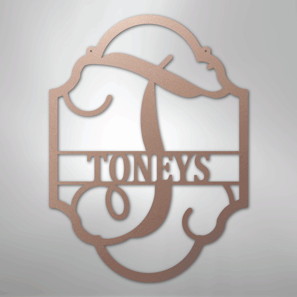 Family Name Plaque - Steel Sign
