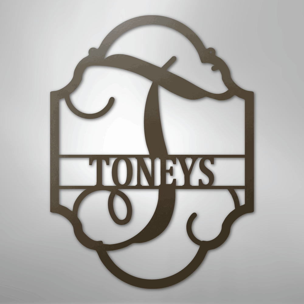 Family Name Plaque - Steel Sign