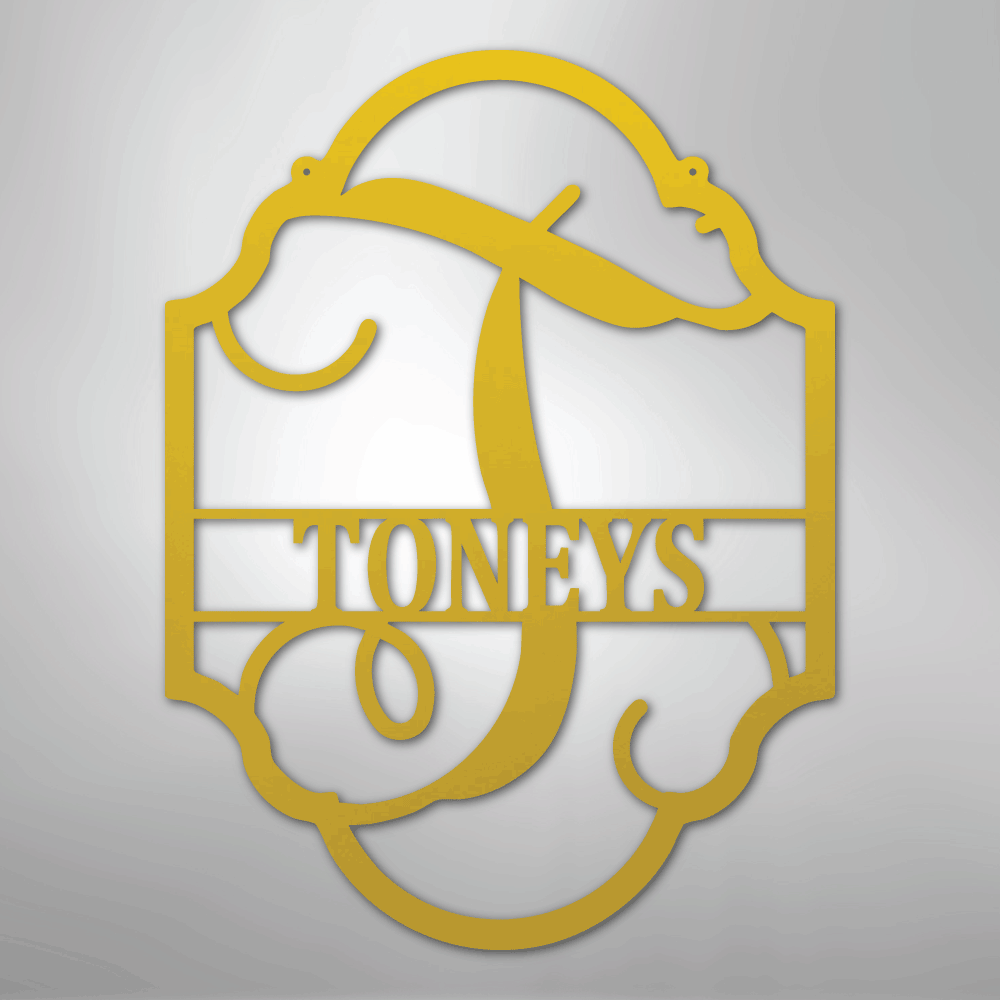 Family Name Plaque - Steel Sign