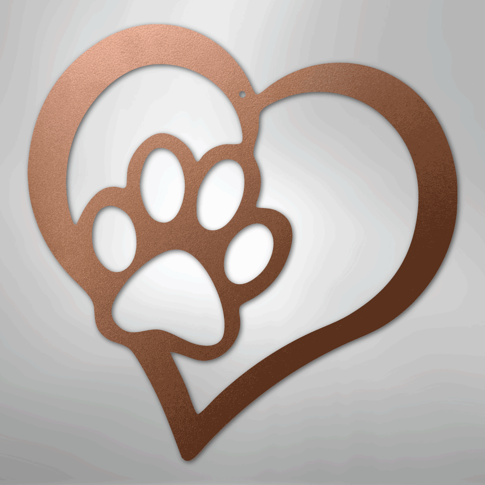 Puppy Love - Steel Sign