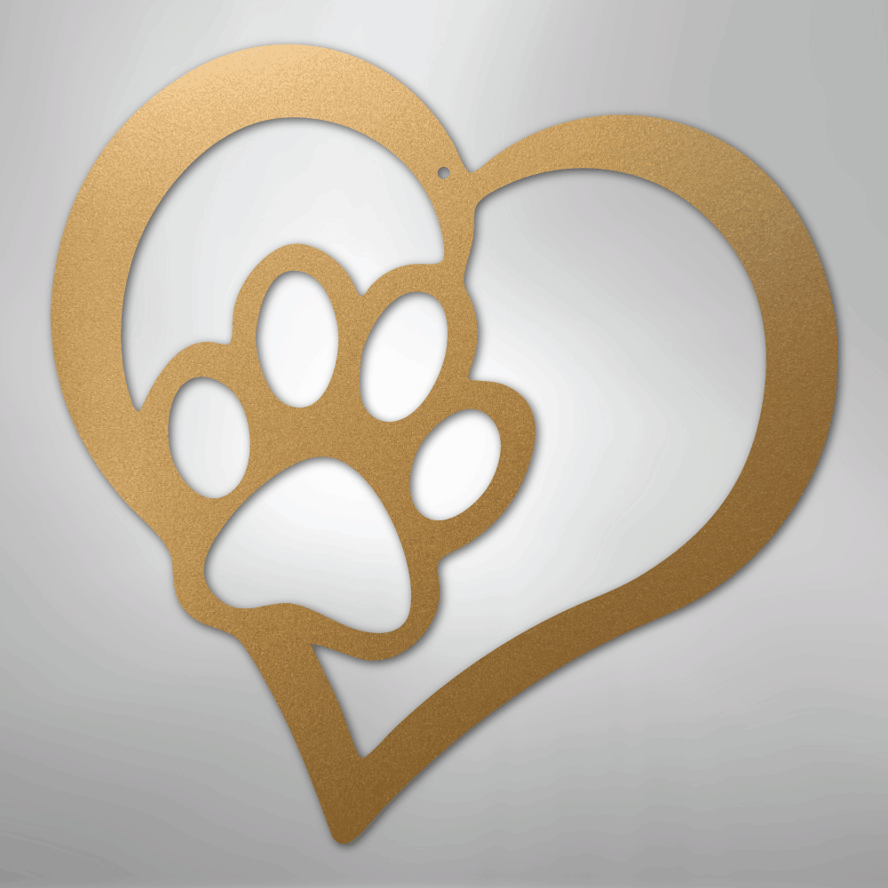 Puppy Love - Steel Sign
