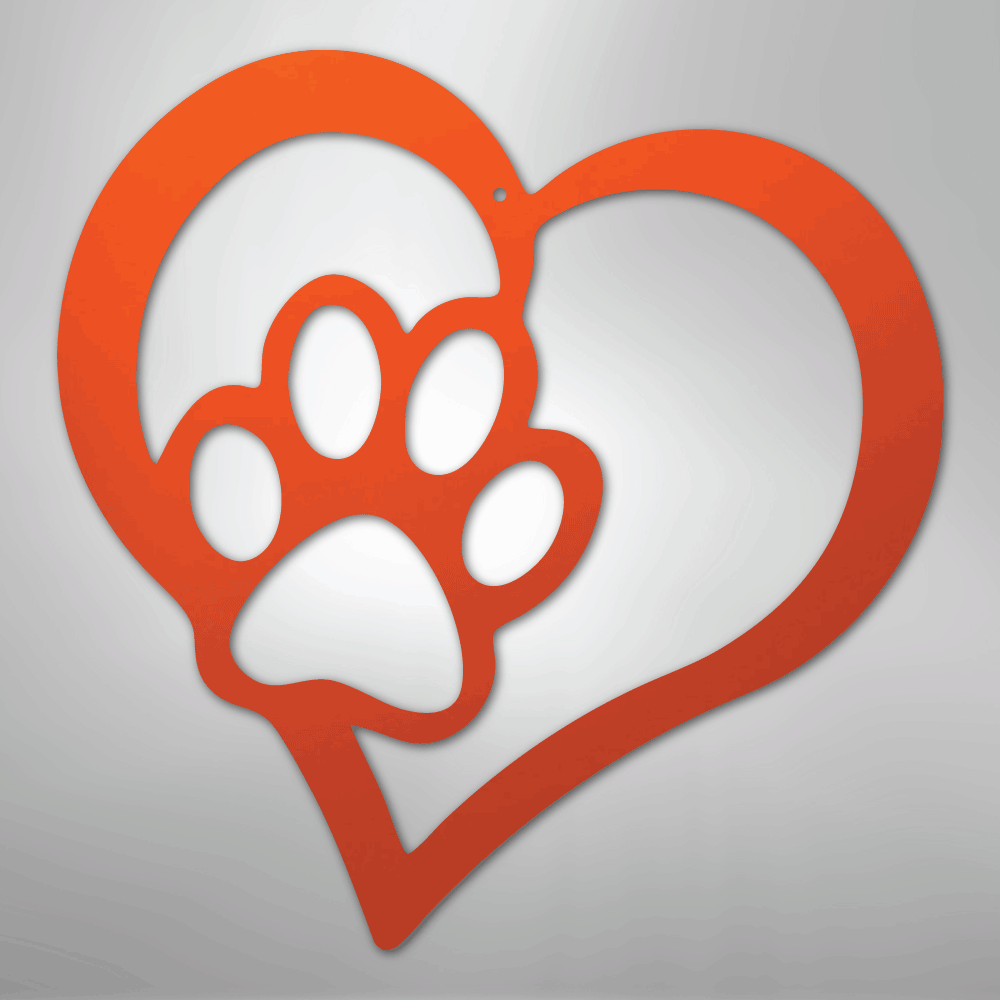 Puppy Love - Steel Sign