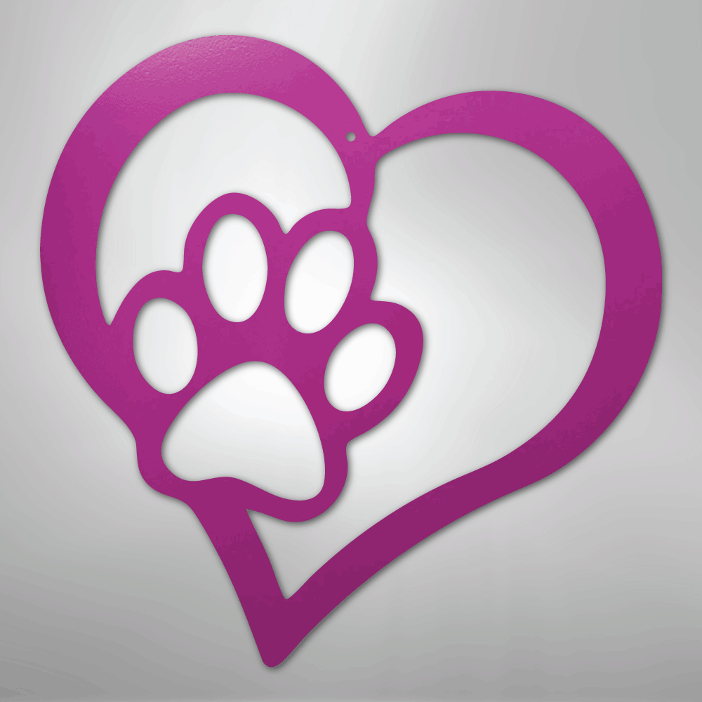 Puppy Love - Steel Sign