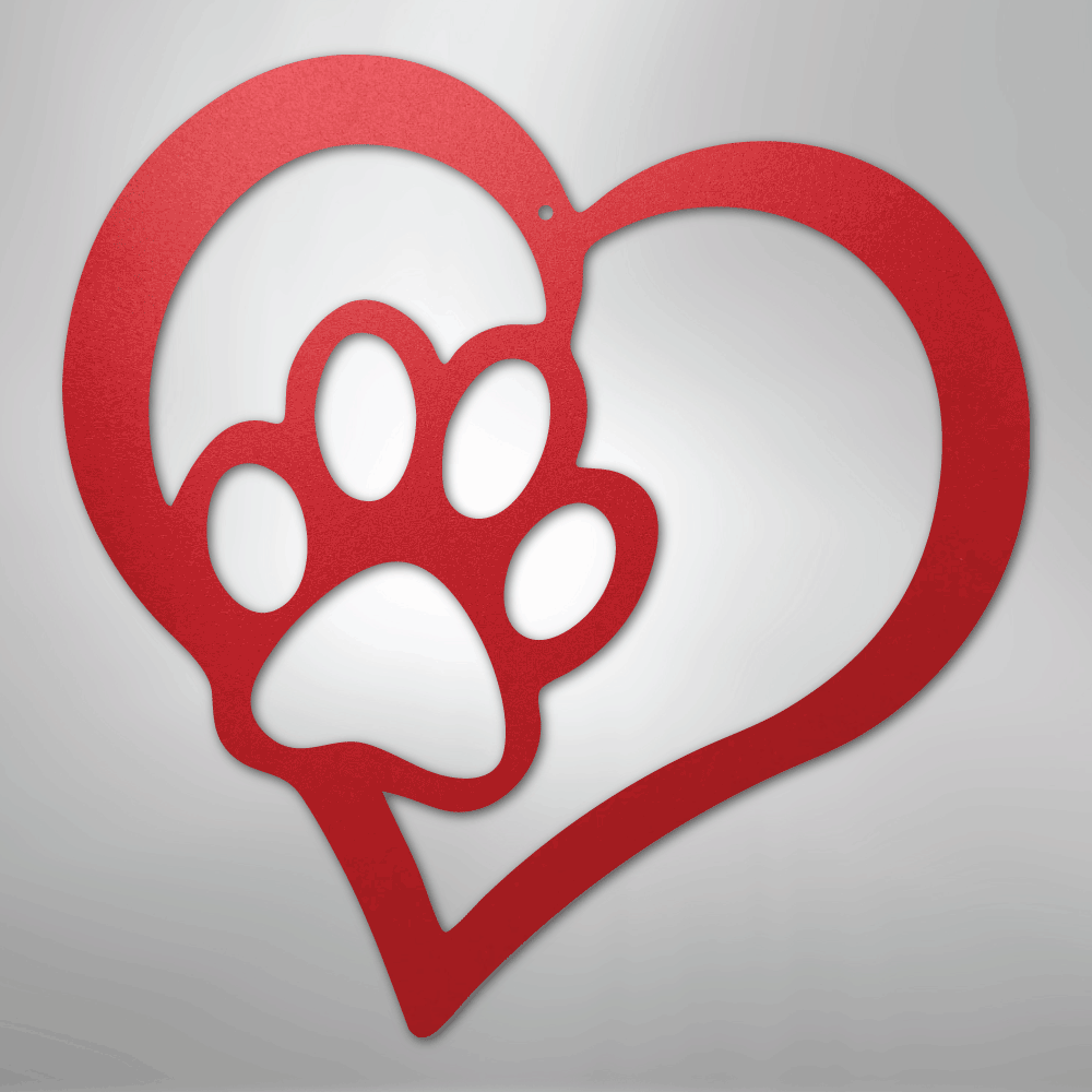 Puppy Love - Steel Sign
