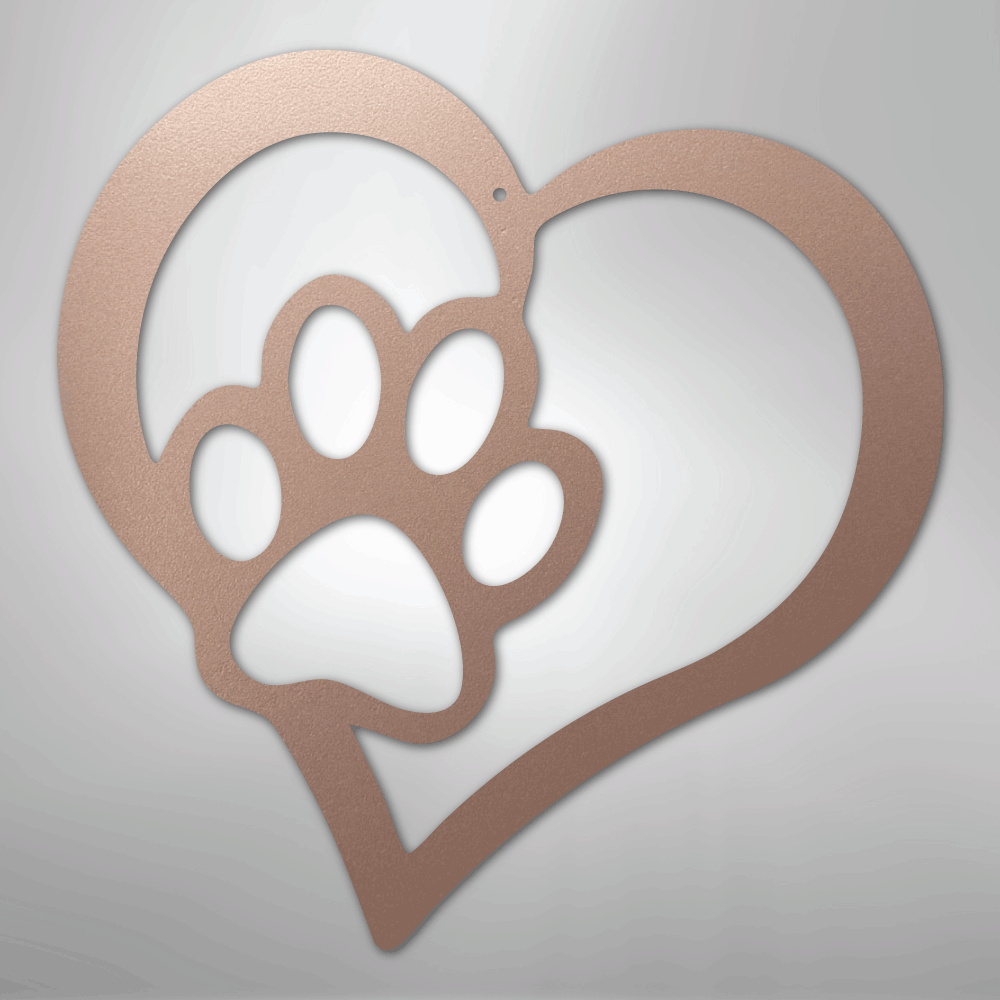 Puppy Love - Steel Sign