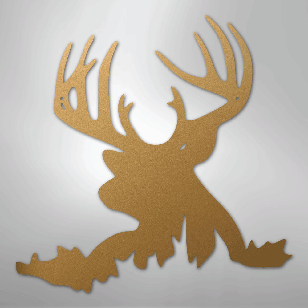 Deer Head - Steel Sign