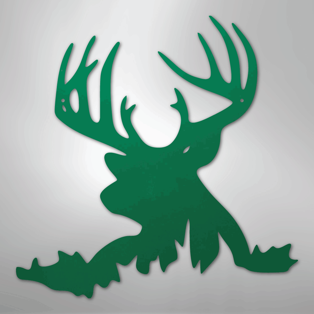 Deer Head - Steel Sign