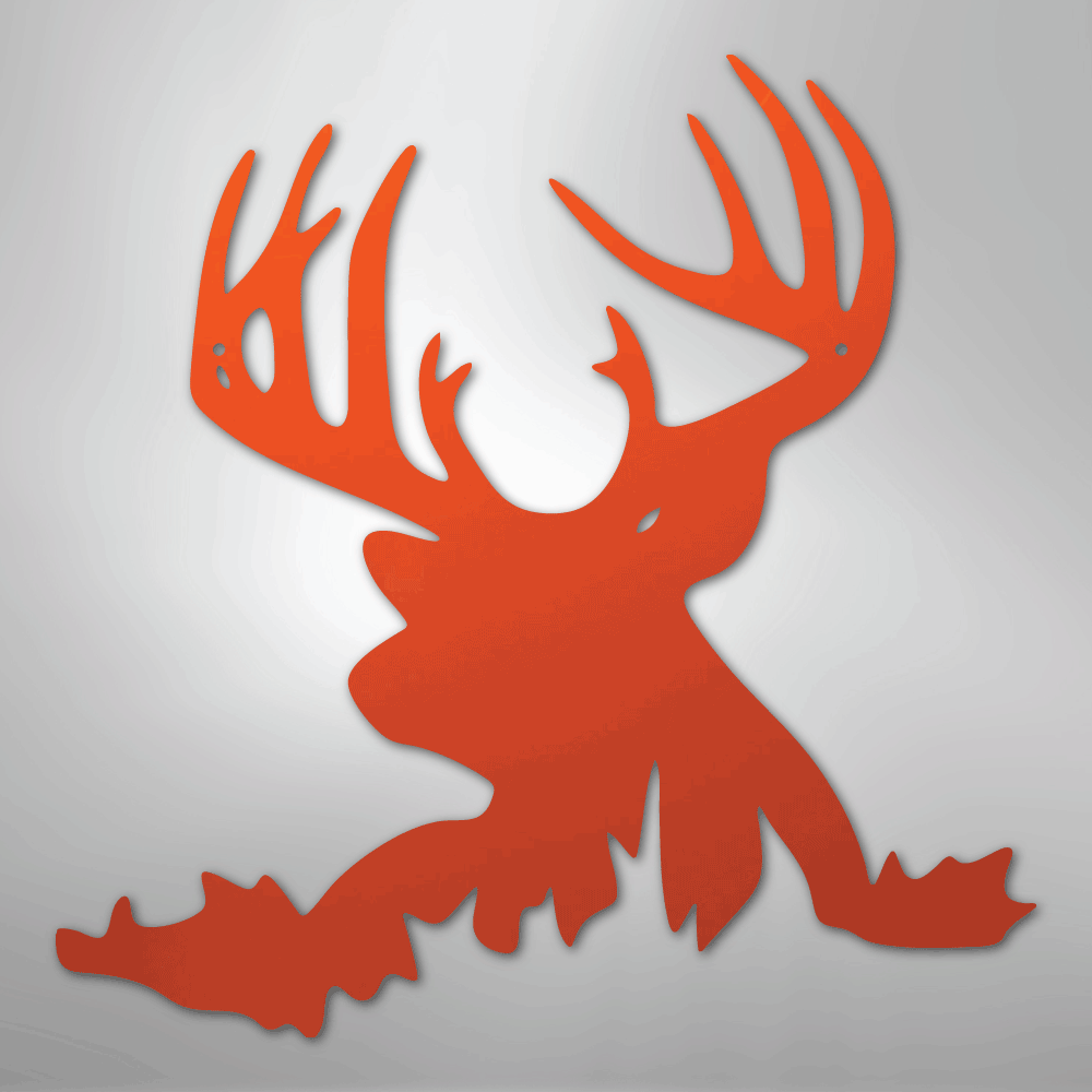 Deer Head - Steel Sign