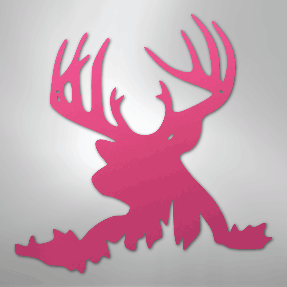 Deer Head - Steel Sign